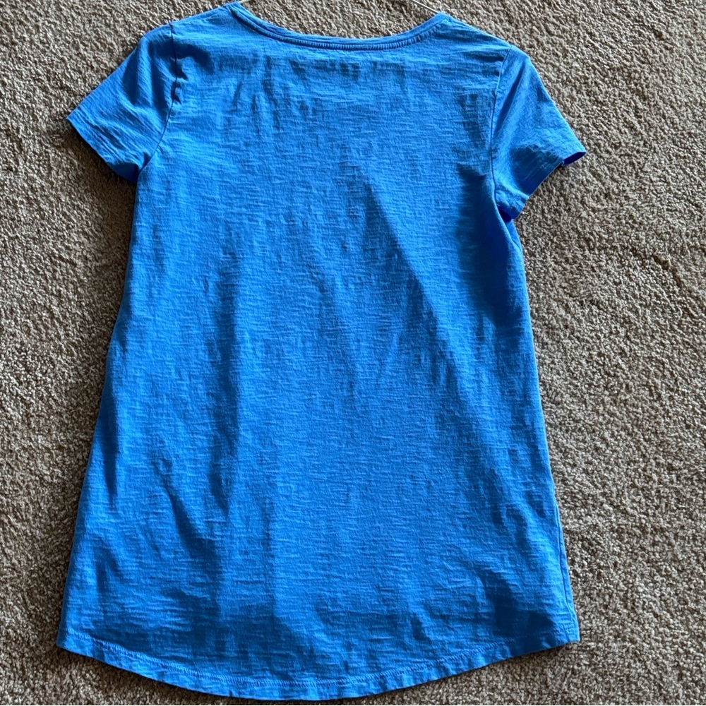 Lilly Pulitzer Etta Blue Scoop Neck Top - Picture 4 of 6